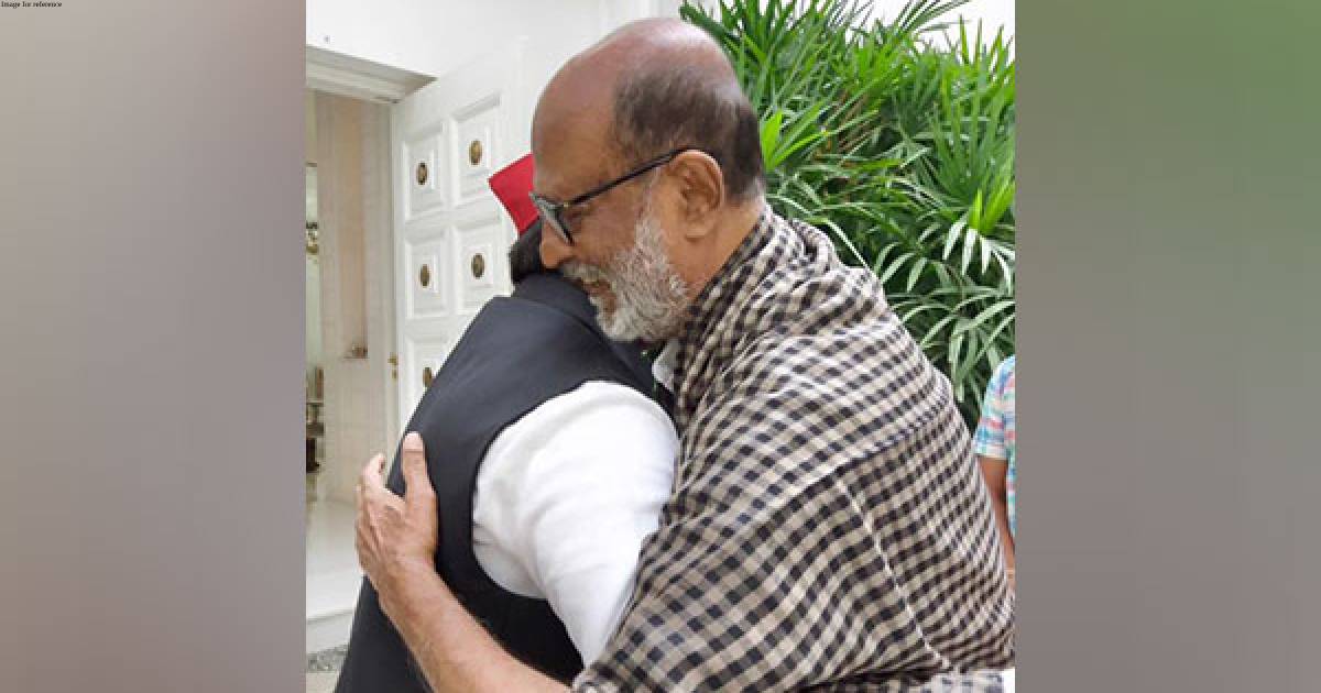 'We have been friends for 9 yrs': Rajinikanth after meeting SP Chief Akhilesh Yadav in Lucknow